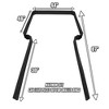 Ultimate Wrestling Ring Deluxe Playset with Barricade, Ring & Commentators Tables for WWE & AEW Wrestling Action Figures - 2 of 4