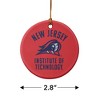 New Jersey Institute of Technology Highlanders Logo Porcelain Holiday Christmas Tree Ornament - 3 of 4
