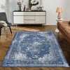 Washable Area Rugs for Living Room Vintage Persian Rug Boho Distressed Rug Carpet - 2 of 4