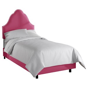Skyline Kids Arch Queen Headboard with Nailheads - Skyline Furniture , Duck French Pink