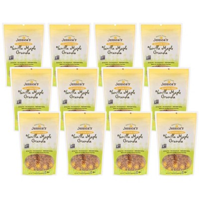 Jessica's Natural Foods Gluten Free Vanilla Maple Granola - Case of 12/11 oz