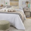Mina Victory Plush Lines Foldable Lamb Stuffed Animal 18" x 22" Ivory Indoor Throw Pillow - 3 of 4