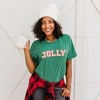Simply Sage Market Women's Jolly Varsity Short Sleeve Graphic Tee - 2 of 4