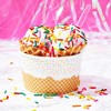 Blue Panda 100 Pack Ice Cream Cups with Spoons, Disposable Dessert Bowls for Sundae Bar, Frozen Yogurt, 8 oz - 3 of 4
