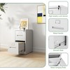 KWPZQEB File Cabinet, Locking Filing Cabinet, Metal Vertical Filing Cabinets for Home Office Organizer Letters/Legal/A4, Space-Saving Design - 4 of 4