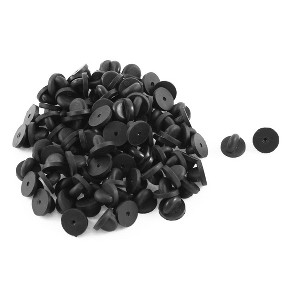 Unique Bargains Pin Back Guards Black Clasp Badge Butterfly 100 Pcs - 1 of 4