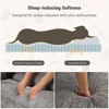 Human Dog Bed Adjustable Position Dog Bed For Humans & Dog, 69.29"x34.65"x33.07" Multifunctional Foldable Human Size Dog Bed For Bedroom Living Room - 4 of 4