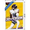 Trends International NFL Minnesota Vikings - Justin Jefferson 22 Framed Wall Poster Prints - 3 of 4