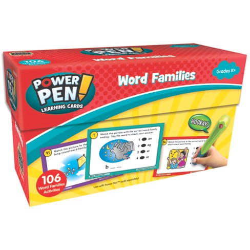 Teacher Created Resources Power Pen Learning Cards: Word Families - image 1 of 1