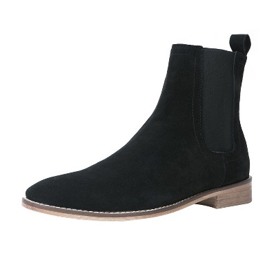 Santimon Mens Suede Chelsea Boots Casual Formal Dress Ankle Boots