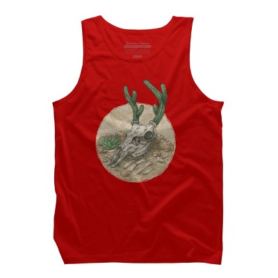 Men's Design By Humans Deer Cactus 2 By kelelowor Tank Top