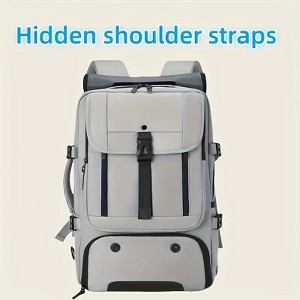 Hachikiko Anti-Theft Laptop Backpack with Shoe Compartment - Convertible Business Hiking Travel Bag, Durable Nylon Daypack for Men & Women - 1 of 4