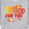 Men's - Hot Wheels - Valentine's Made to Race Graphic Fleece Sweatshirt - 2 of 4