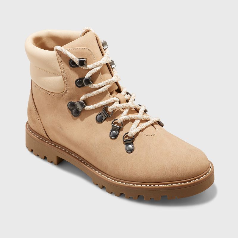 Womens Tully Lace-up Winter Hiking Boots - Universal Thread™ Tan 5 : Target Women&#39;s Tully Lace-Up Winter Hiking Boots... 