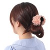 Unique Bargains Women's Fashion Rose Flower Hairpin Hairdo Clip 3.35"x3.15"x2.76" 1 Pc - 2 of 4