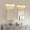 DAKAFUL Bathroom Vanity Light, 4/5/6/8/10-Light Vanity Fixture with Frosted Glass Shades,Reversible Wall Light Over Mirror, for Bathroom/Bedroom - 4 of 4
