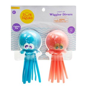 Kids' Water Wiggler Light Up Divers 2pc - Sun Squad™ - 1 of 3