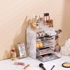 Sorbus Clear Makeup & Jewelry Organizer & Display (4 Large, 2 Small Drawers) - 4 of 4