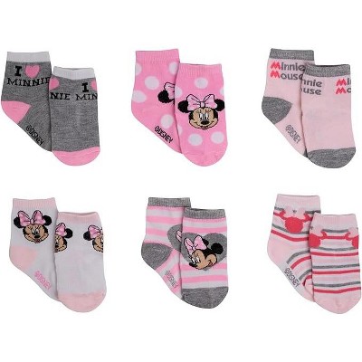 Disney Baby Girl 12 Pack Socks, Newborn Essentials for Girls (0-24M)