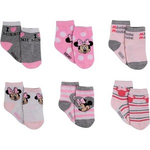 Disney Baby Girl 12 Pack Socks, Newborn Essentials for Girls (0-24M) - 1 of 3