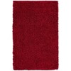 Unique Loom Solid Shag Solid Indoor Woven Area Rug - 2 of 4