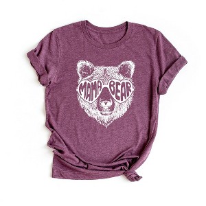 Simply Sage Market Women's Mama Bear Sunglasses Short Sleeve Graphic Tee - 1 of 2