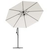 vidaXL Cantilever Garden Parasol Sand Polyester fabric Large Tiltable - 4 of 4