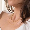 Bearfruit Jewelry Sterling Silver 18k Gold Plated Sharon Basic Chain Necklace - 3 of 3