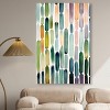Art Remedy Greenery Raindrops Green Abstract Wall Art Unframed - 2 of 4