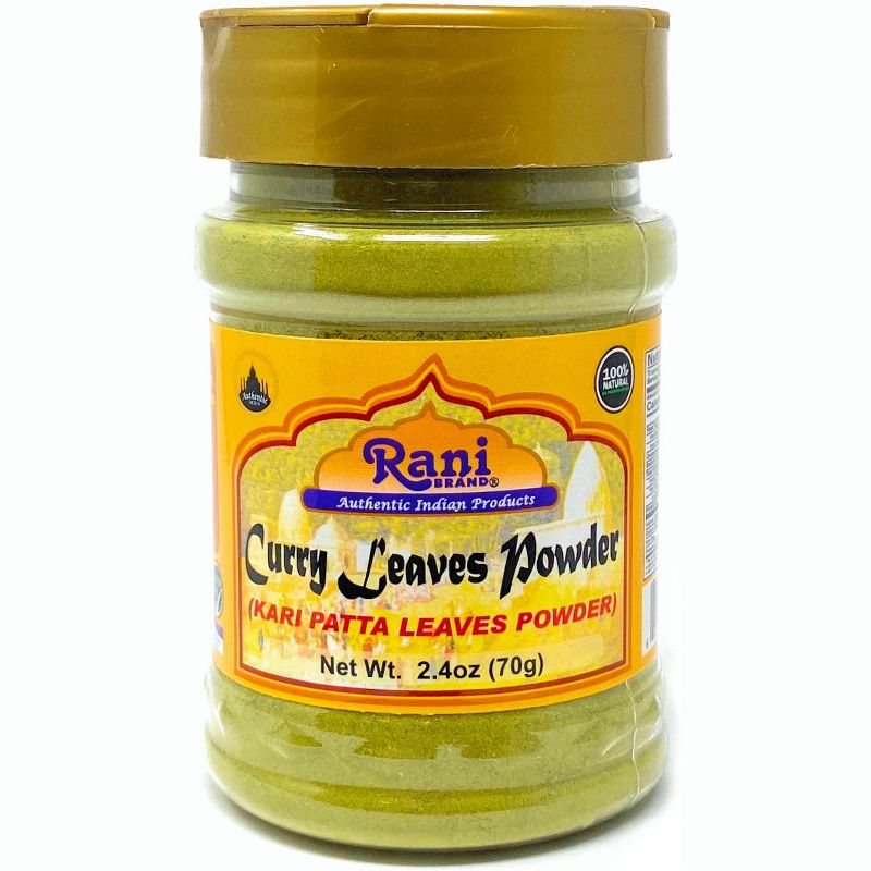 Curry Leaves (Kari Neem Patha) Powder - 2.4oz (70g) - Rani Brand Authentic Indian Products, 1 of 7