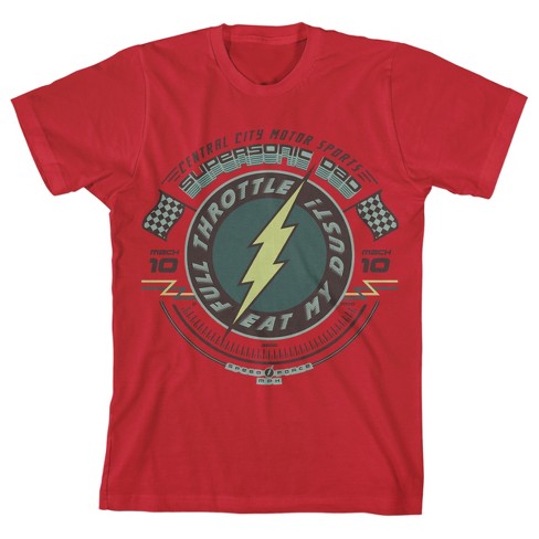 The Flash Supersonic Speed Force Youth Red Graphic Tee : Target