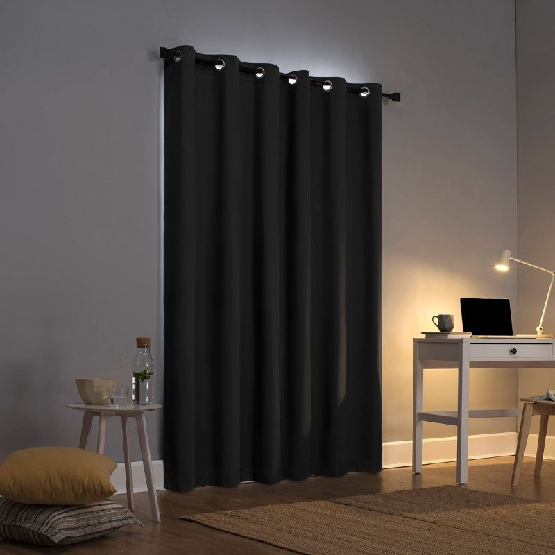 Cyrus Thermal Total Blackout Grommet Top Curtain Panel - Sun Zero, 3 of 11