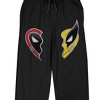 Deadpool 3 Deadpool And Wolverine Best Friends Heart Men's Black Sleep Pajama Pants - 2 of 3