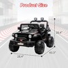 Jojoka 12V Kids Electric Ride-On Truck with Remote Control, 3 Speeds, 6MPH Max, Spring Suspension, LED Lights, Music - 2 of 4