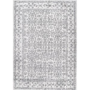 Nuloom Waddell Oriental/Persian 4x6 Area Rug for Living Room Bedroom Dining Room Kitchen, Grey/Black - 1 of 4