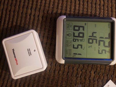 ThermoPro TP65 Indoor Outdoor Temperature and Humidity Monitor 