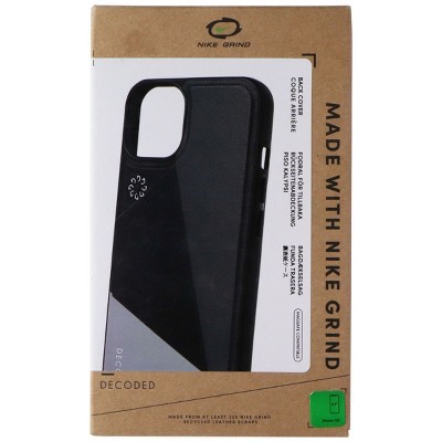 Decoded Back Cover Made with Nike Grind for Apple iPhone 13 - Black / Gray