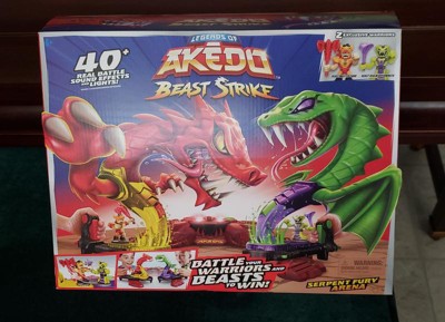 Original Akedo Legends Of Beast Strike Serpent Fury Arena Anime Boys  Interactive Toys Action Figures Model Children Toys Gifts