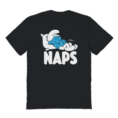 Smurfs Men's Naps 1 Short Sleeve Graphic Cotton T-Shirt