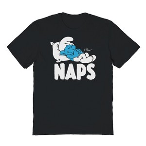 Smurfs Men's Naps 1 Short Sleeve Graphic Cotton T-Shirt - 1 of 1