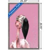 Trends International Snowtap - Flamingo Photobomb Framed Wall Poster Prints - 3 of 4