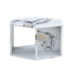 NicBex 31.5"/25" Hexagon MDF Coffee Table with Storage Shelves,Multi-Functional End Table & Side Table,Modern Center Table for Living Room - 2 of 4