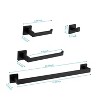 OUTSUPPLY 8-Piece Modern Bathroom Hardware Set, Rustproof Wall-Mounted Organizer for Bathroom, Kitchen - 2 of 4