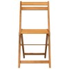 vidaXL Folding Bistro Chairs 4 pcs Solid Wood Acacia - 4 of 4