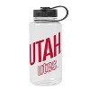 NCAA Utah Utes Portable Drinkware - 38oz: Plastic Water Bottle, NCAA Licensed - 2 of 2