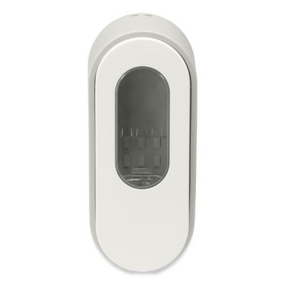 Dial Professional Versa Dispenser for Pouch Refills, 15 oz, 3.75 x 3.38 x 8.75, Light Gray/White, 6/Carton