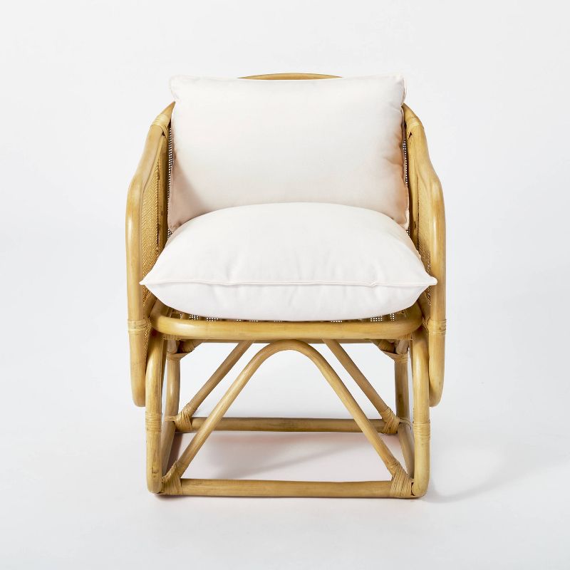 Rialto Woven Barrel Back Chair with Cushion - Threshold&#8482; designed with Studio McGee, 3 of 14