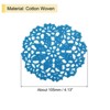 Unique Bargains Cotton Floral Pattern Vintage Lace Absorbent Coasters 4 Pcs - 2 of 4