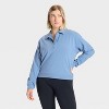 Women's Modal French Terry Polo Sweatshirt - All In Motion™ - 4 of 4