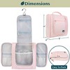 PAVILIA Toiletry Bag Travel Women Men, Hanging Water Resistant Makeup Accessories Cosmetic Organizer Large Essential Kit - 3 of 4